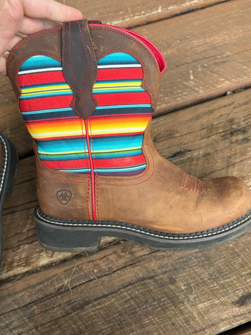 ARIAT Women's Gembaby Western Boot - Size 8 WORN ONCE - Picture 7 of 10